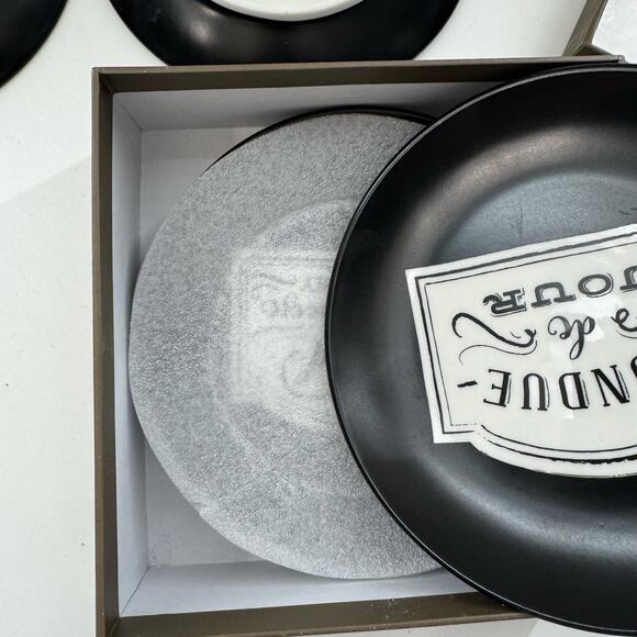 Pier 1 Imports Appetizer Plates Set of 4 NEW In Box - Picture 5 of 7